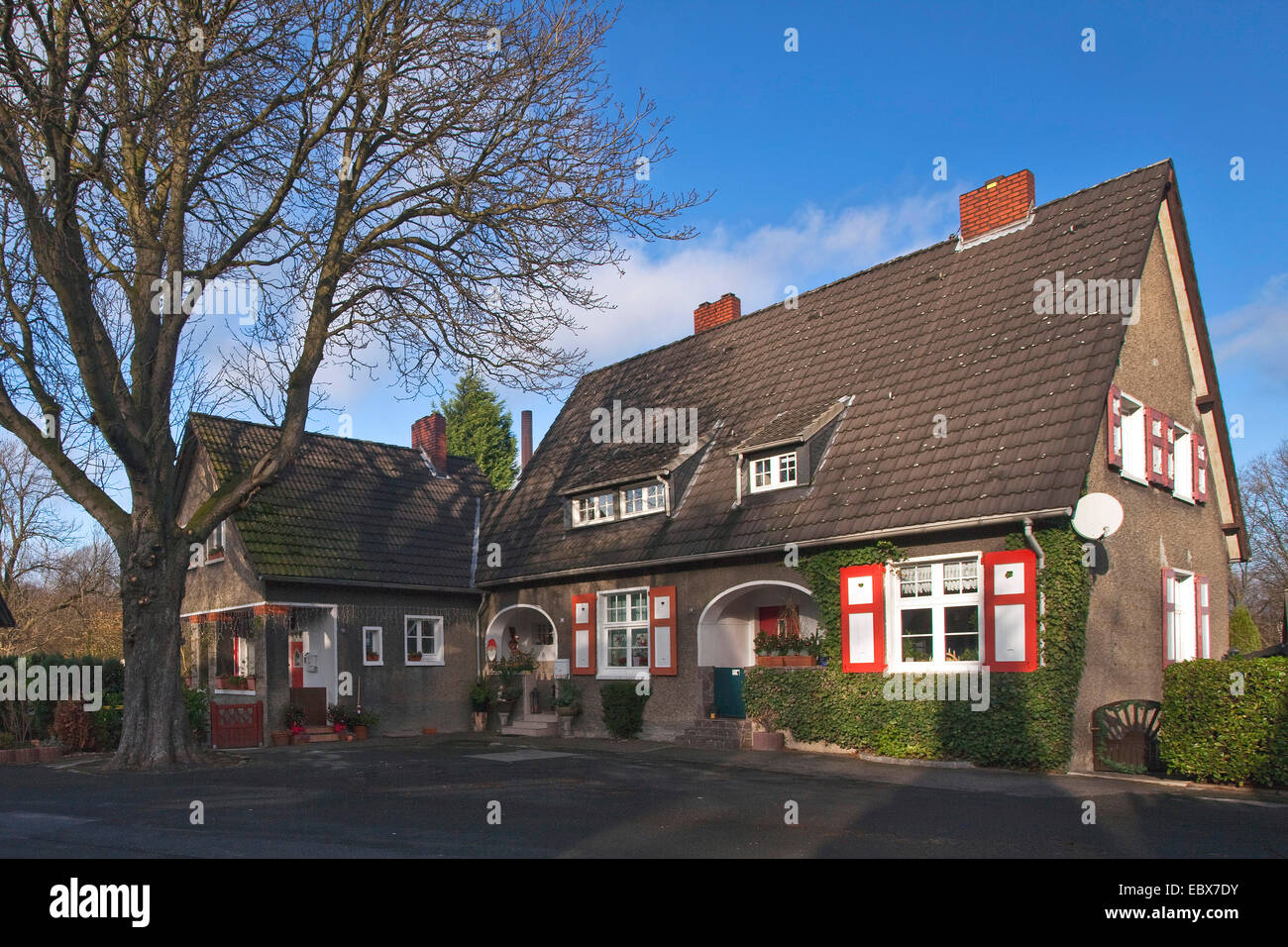 residental area Altenhof II for retired miners Altenhof, Germany, North