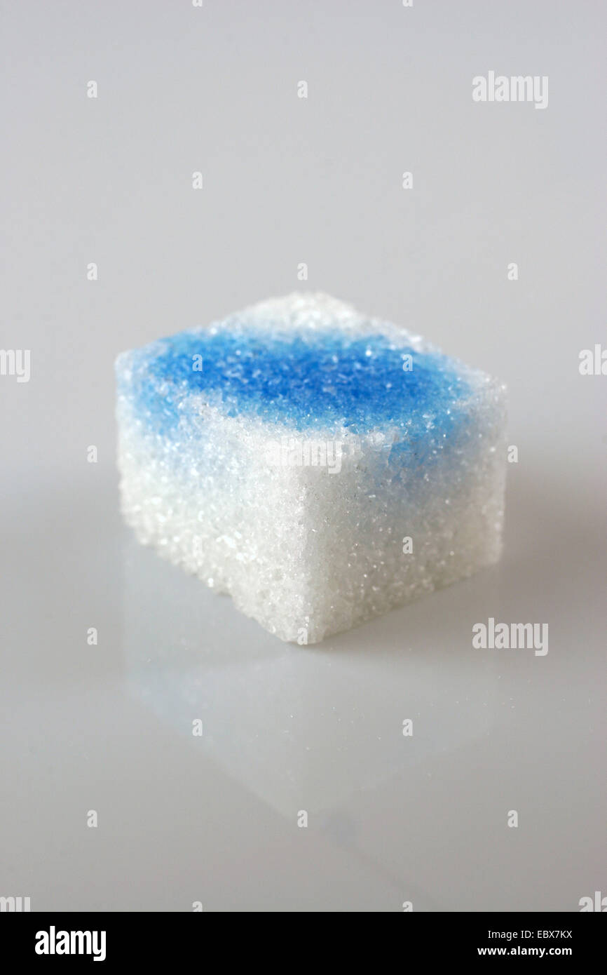coloured sugar cube Stock Photo