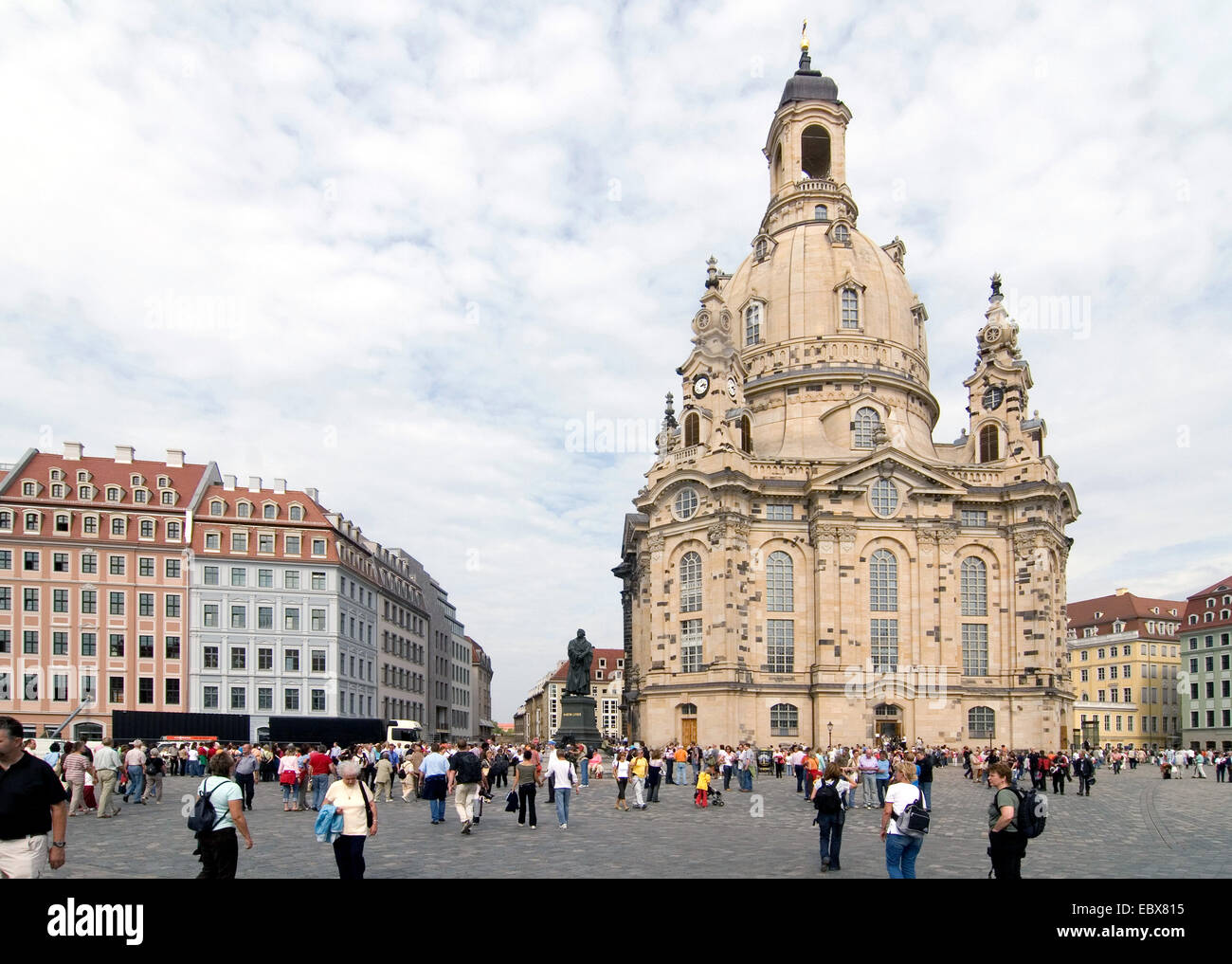 Frauenkirche of Dresden, Germany, Saxony, Dresden Stock Photo