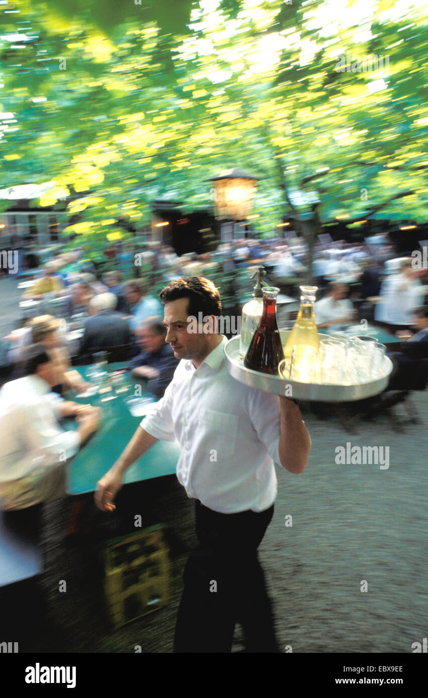 beer garden in Nussdorf, Austria, Vienna Stock Photo Alamy