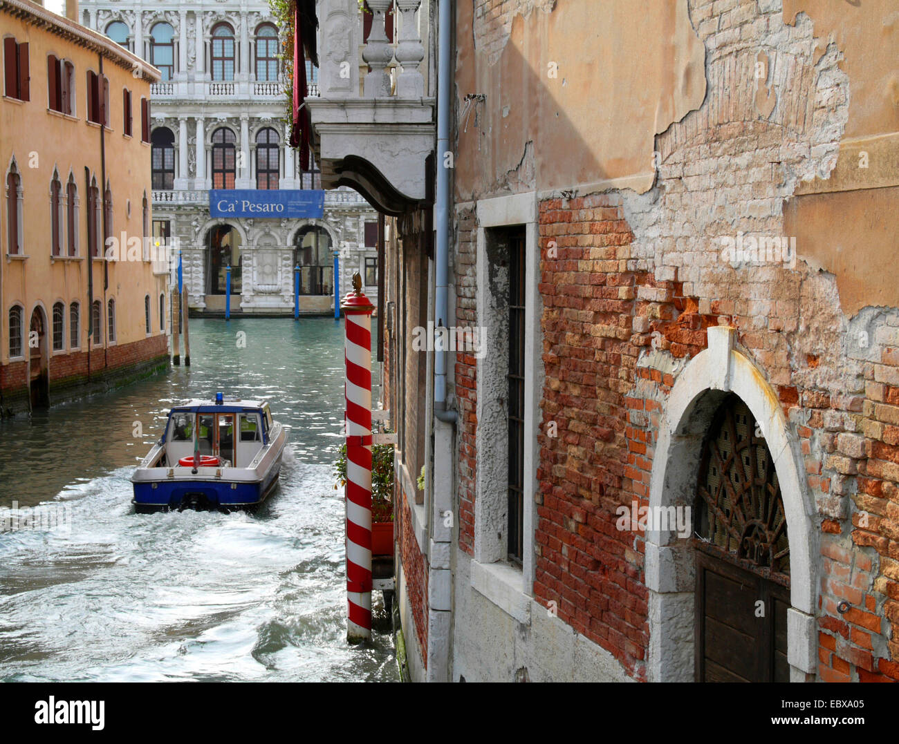 Venice police boat hi-res stock photography and images - Alamy