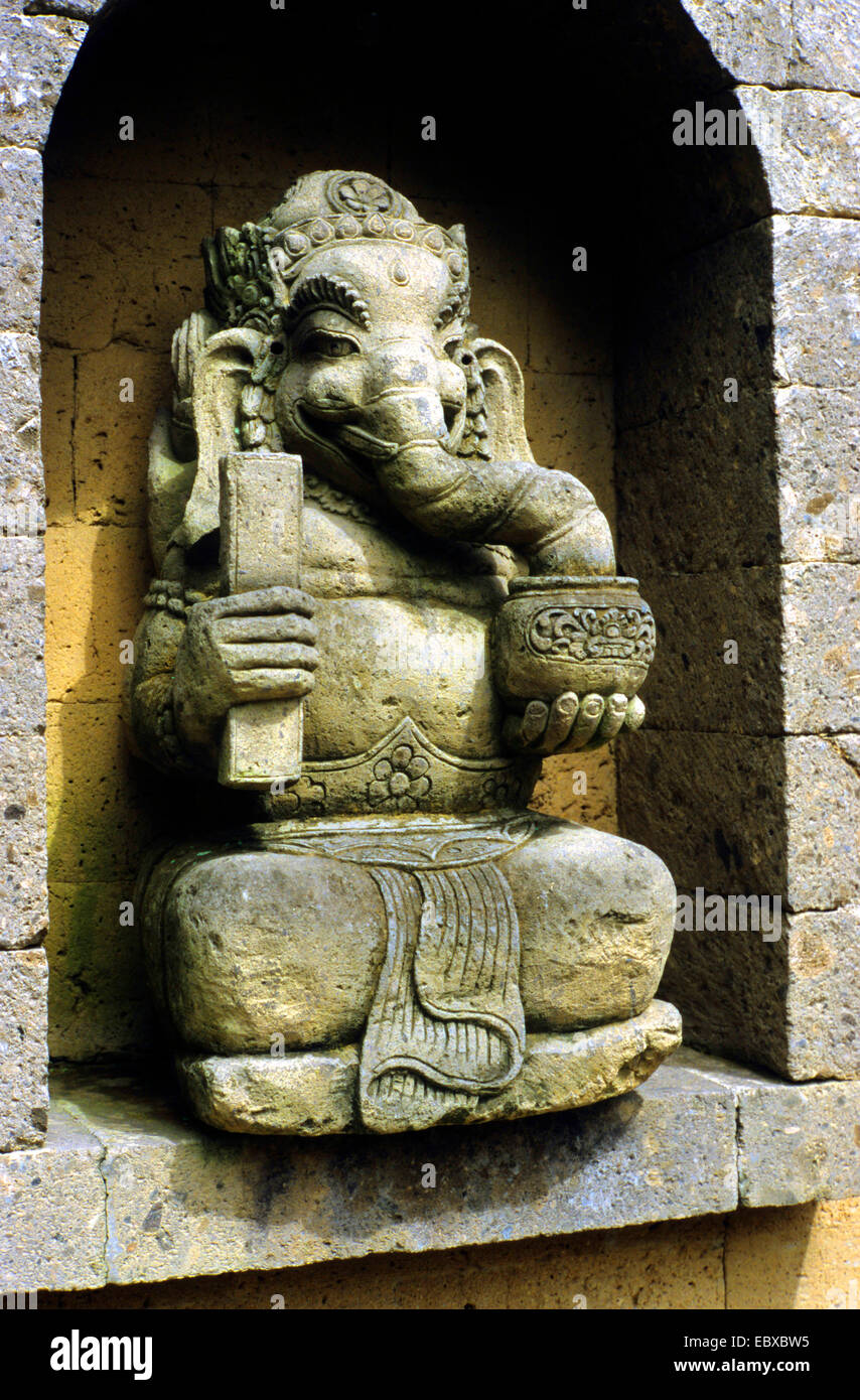 stone figure of Ganesha, Vietnam Stock Photo