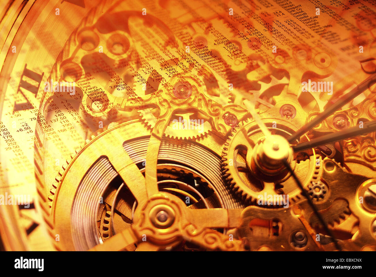 Gold plated clocks hires stock photography and images Alamy