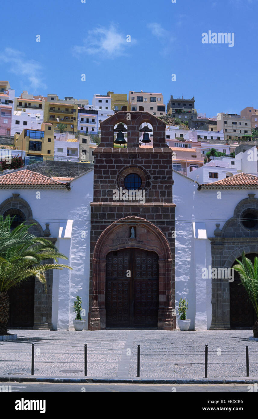 Iglesia Nuestra Senora de la Asuncion, Canary Islands, La Gomera, San Sebastian Stock Photo