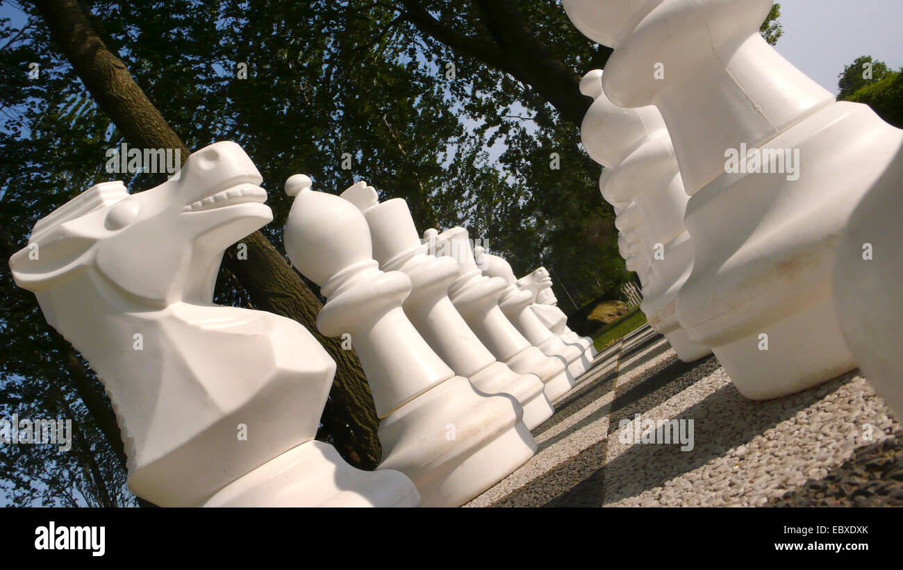 open air chess, Germany Stock Photo