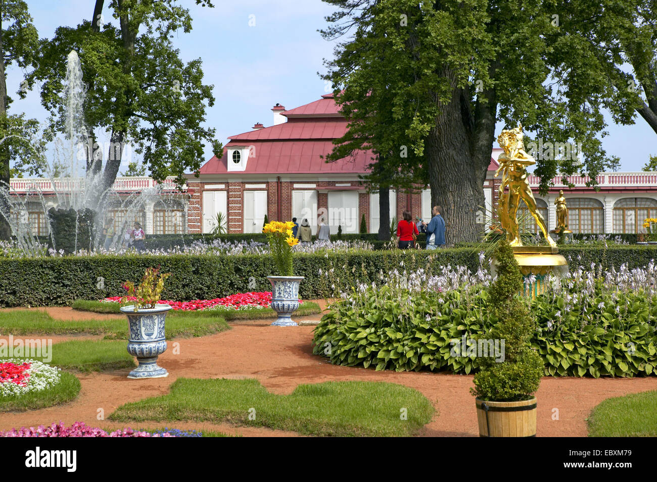 Saint Petersburg, Peters summer palace Stock Photo