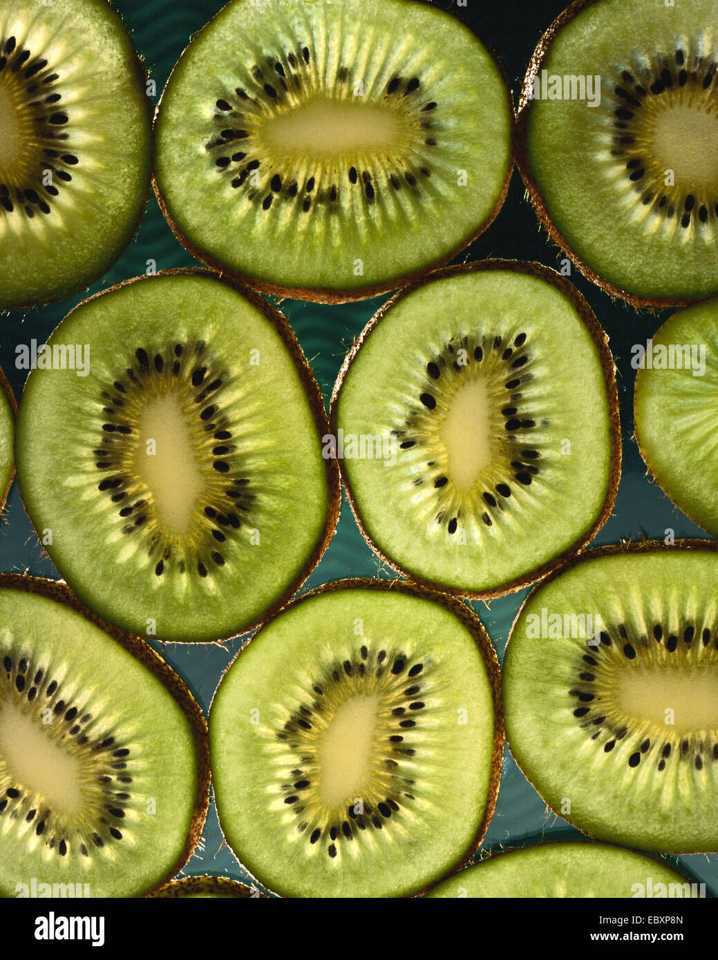 kiwi in slices Stock Photo