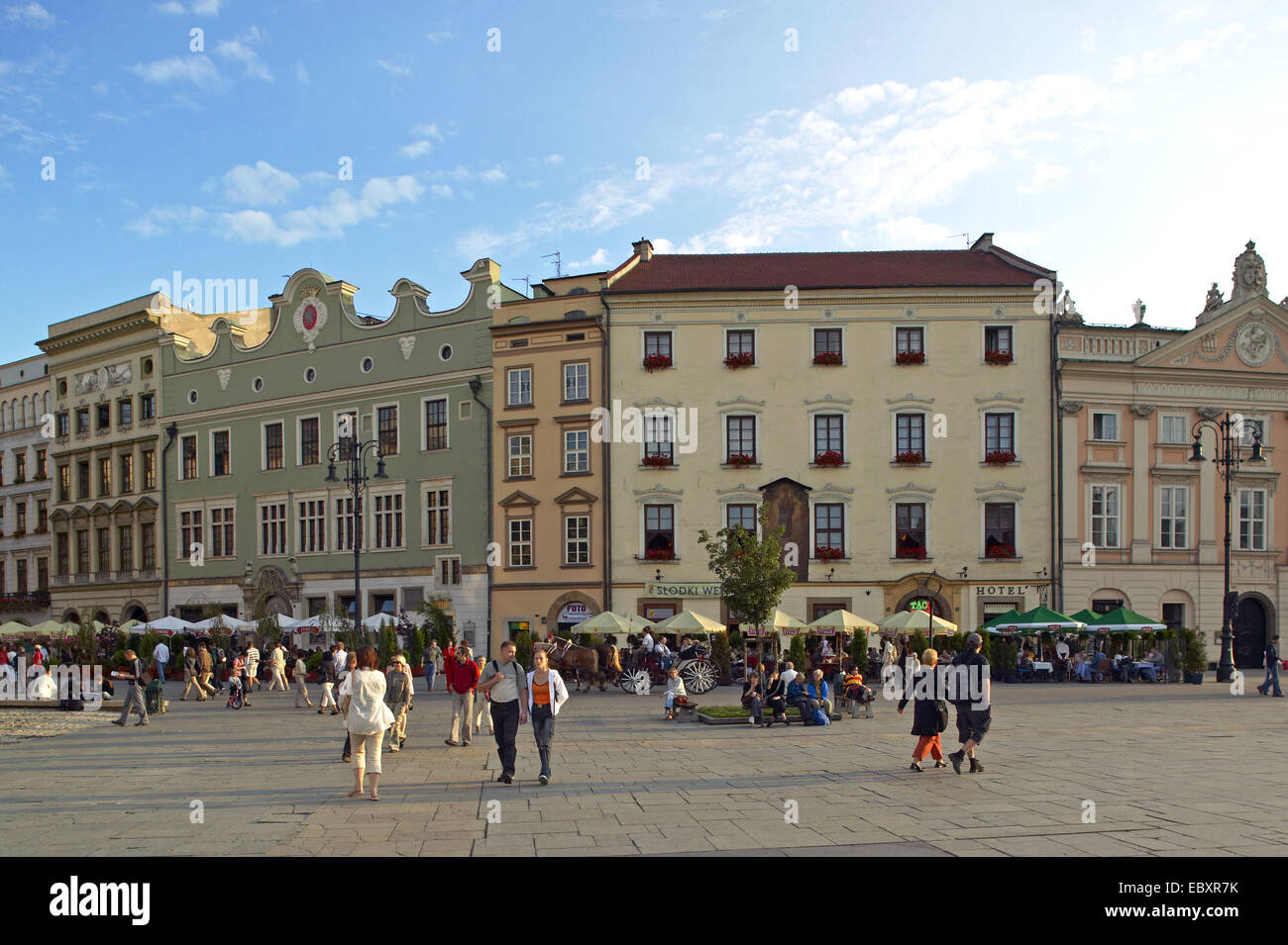 Poland, Kracow, old market Stock Photo