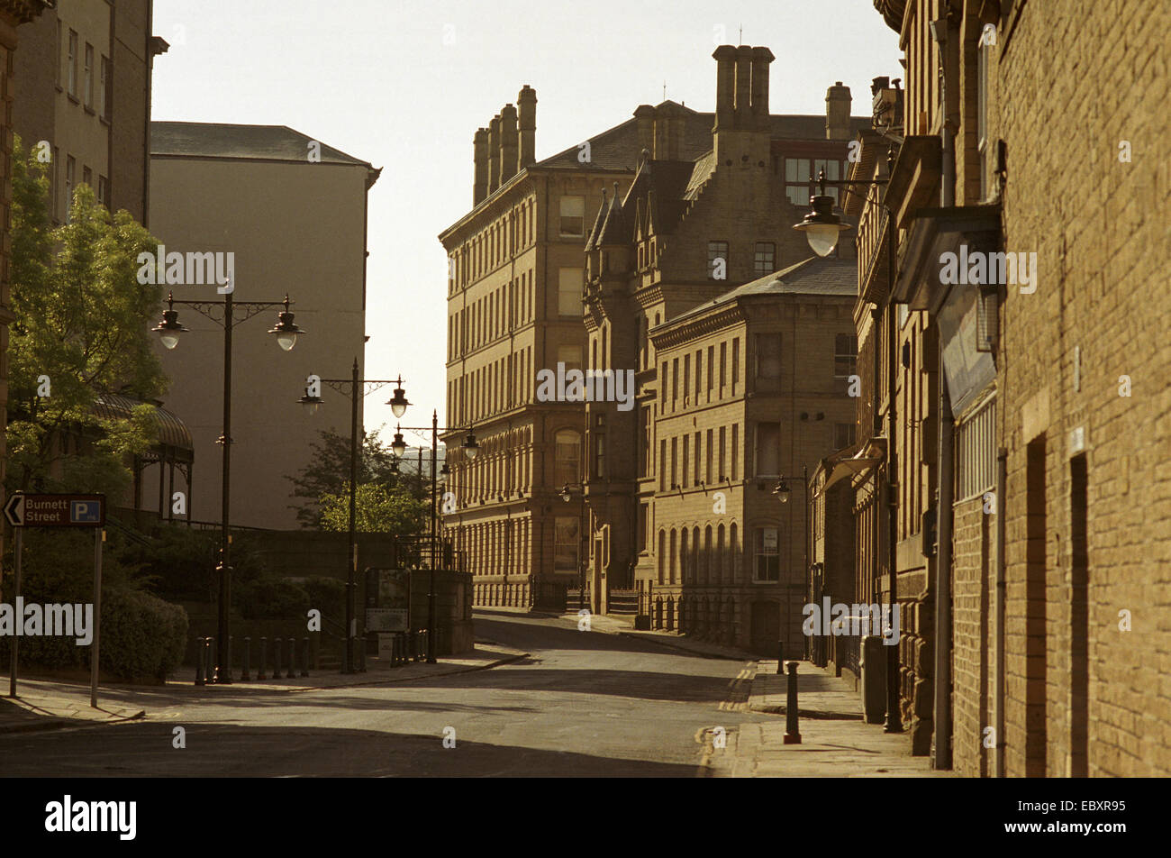 Little Germany Industrial Heritage District Bradford Stock Photo