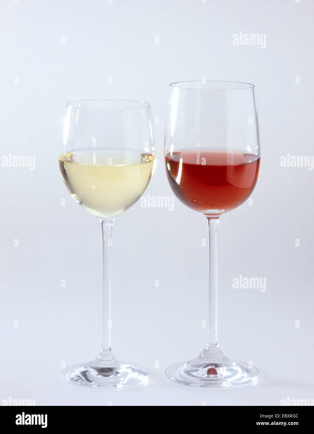 red and white wine in glass Stock Photo Alamy