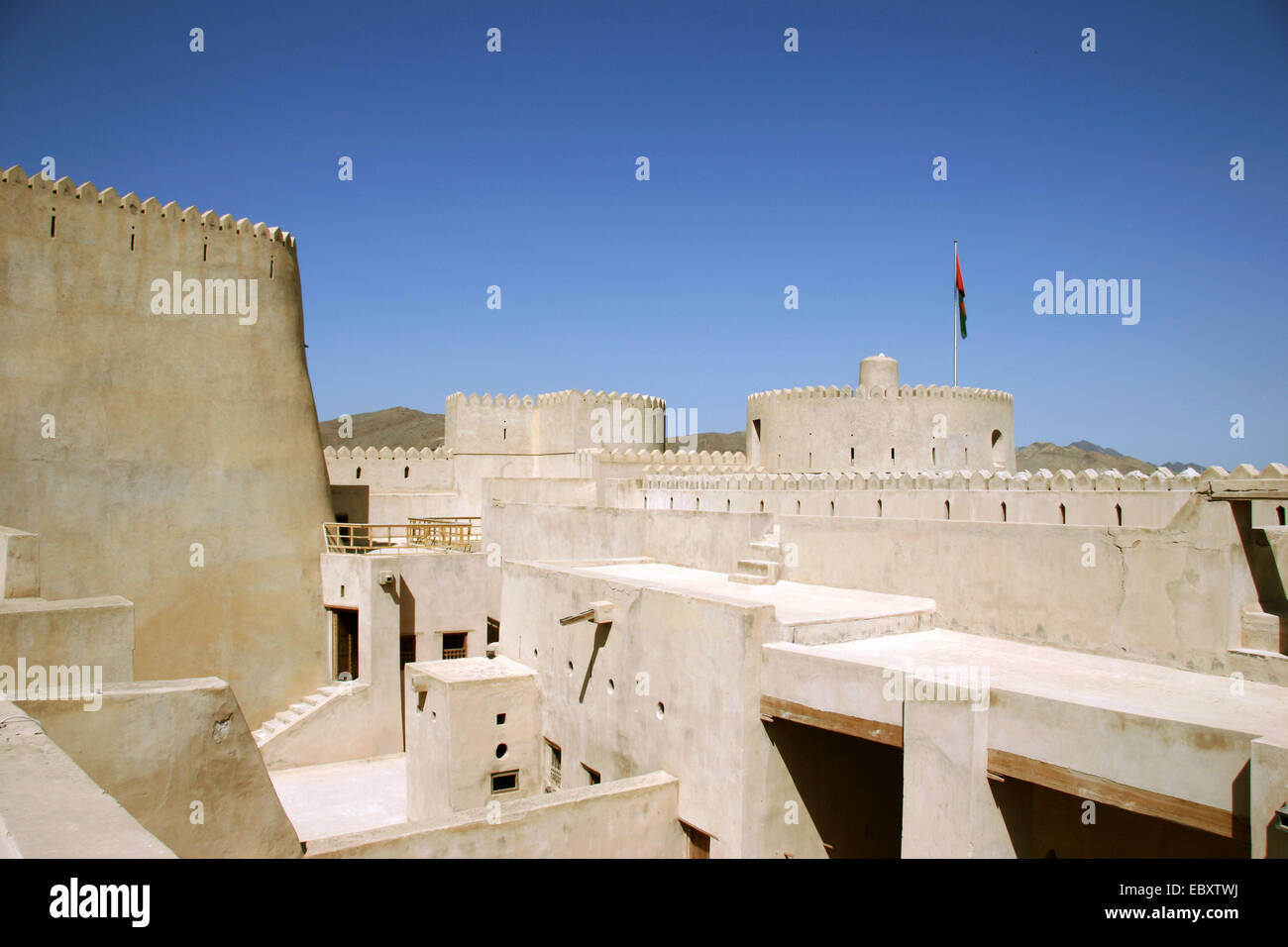 Oman, Fort Qalaat al-Qesra of Rustaq Stock Photo