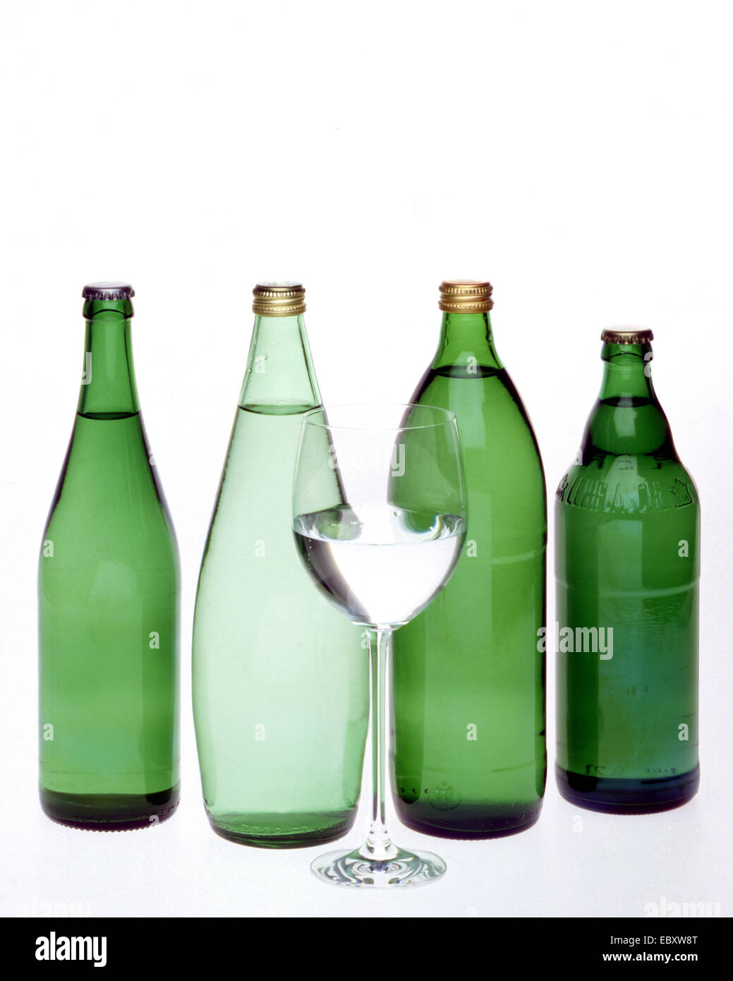 Different Kinds Of Mineral Water In Bottles Stock Photo Alamy