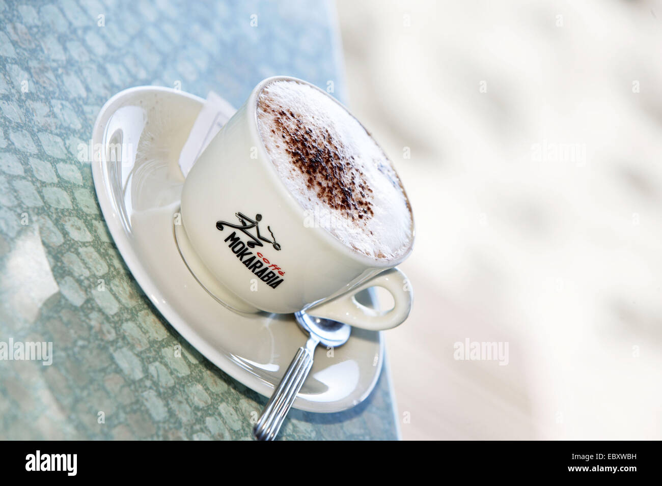 cup of cappuccino Stock Photo