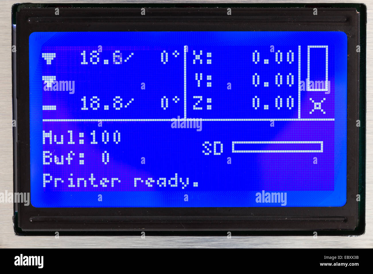 3d printer lcd screen macro Stock Photo - Alamy