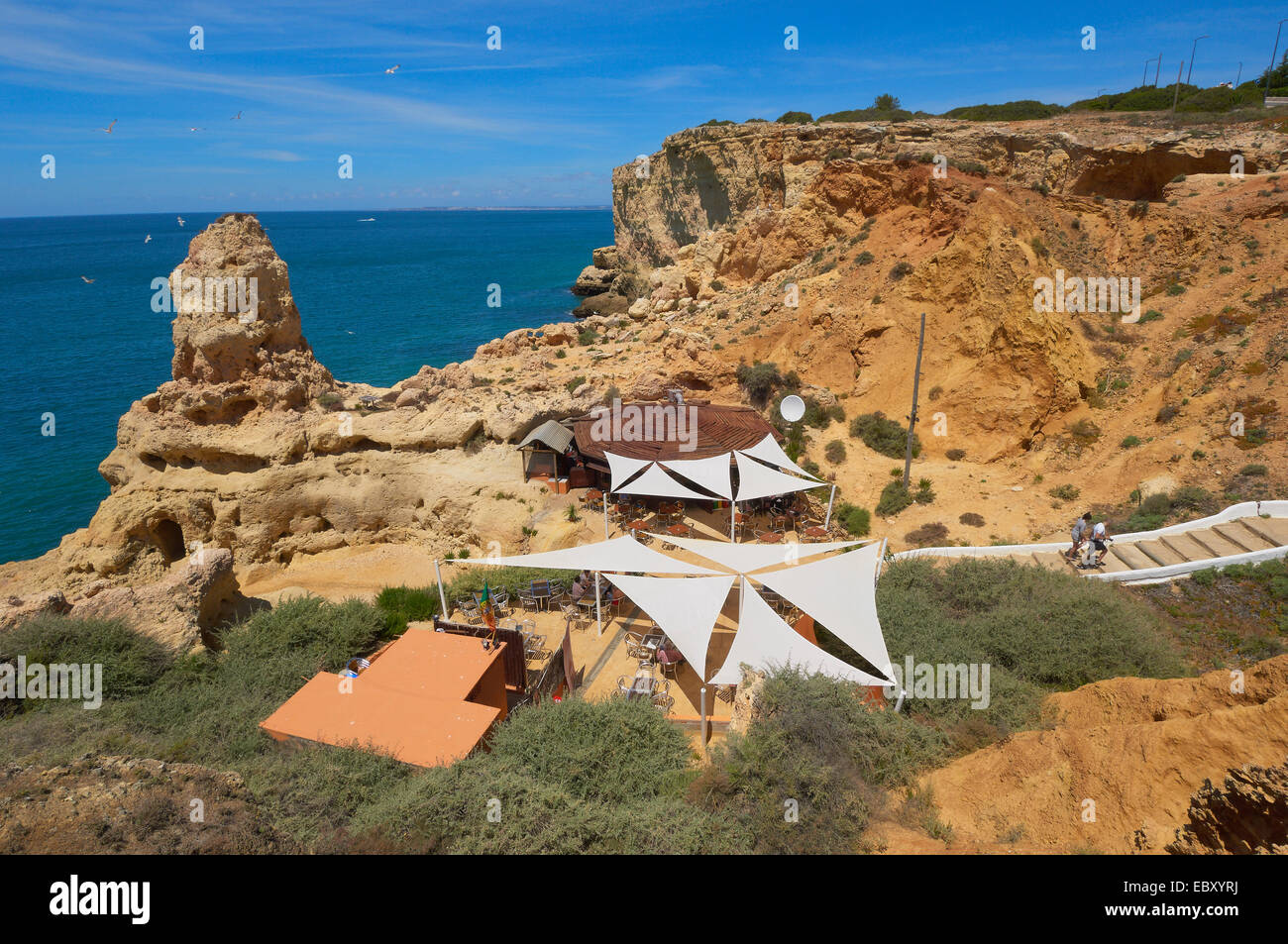 Coast, Algar Seco, Carvoeiro, Lagoa, Algarve, Portugal, Europe Stock Photo