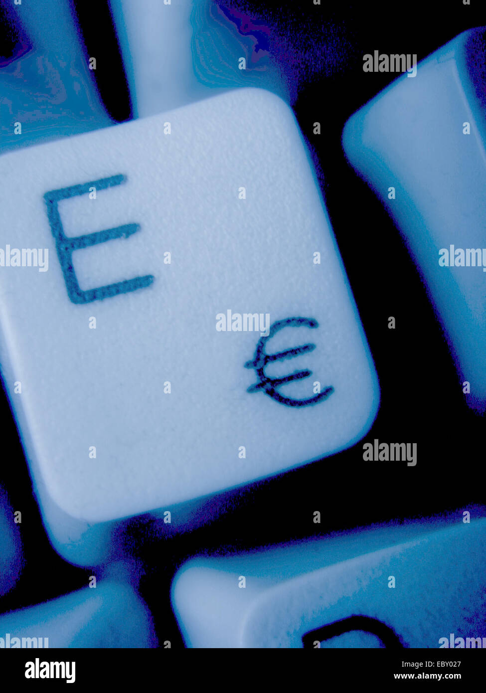 computer keyboard with euro symbol Stock Photo Alamy