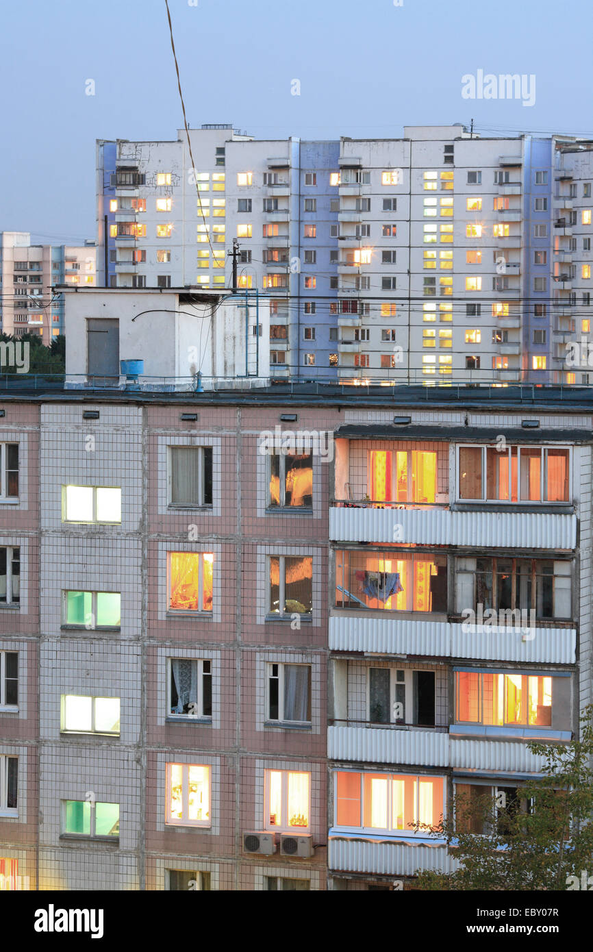 Apartments apartment block moscow hires stock photography and images