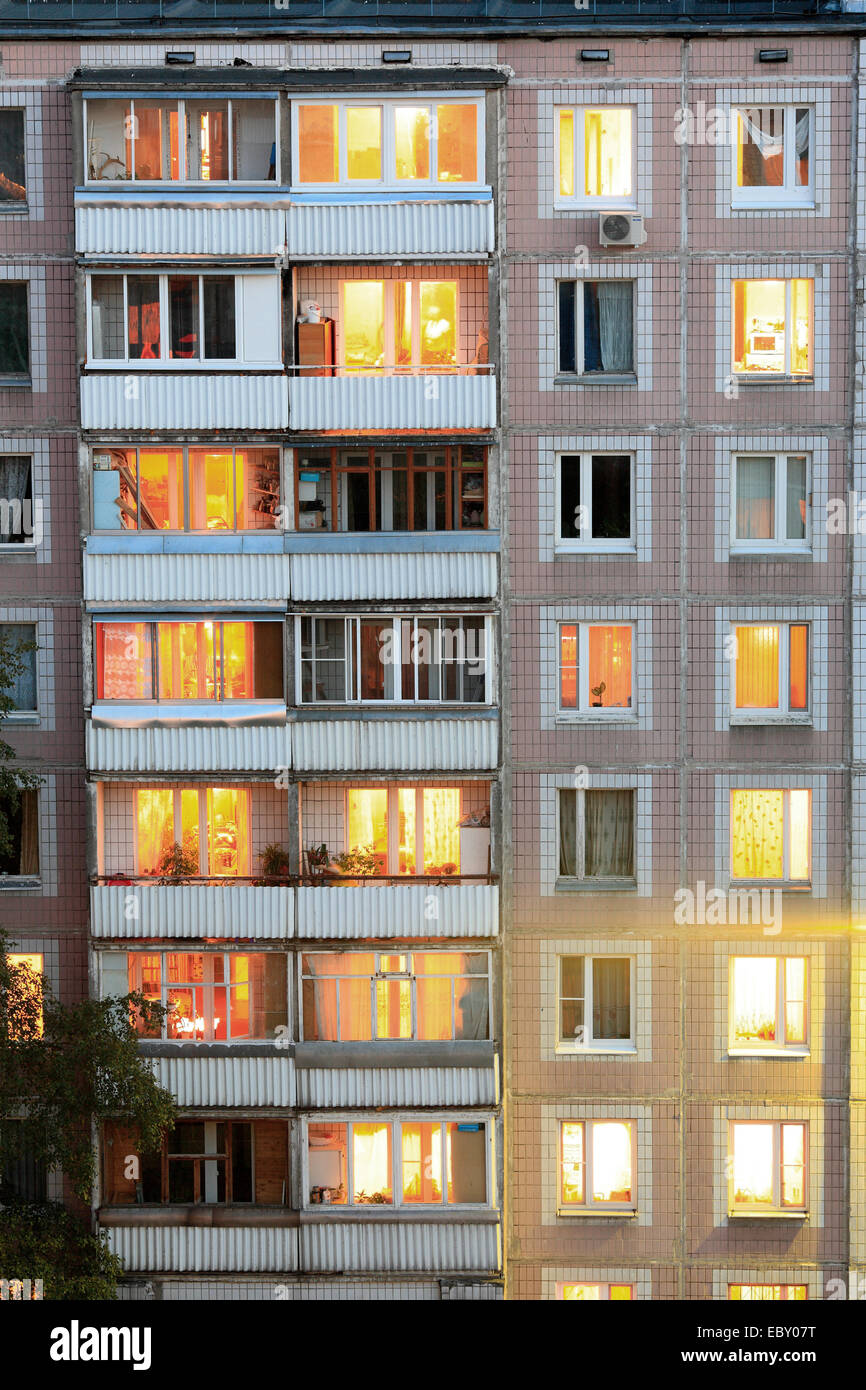 Apartments apartment block moscow hires stock photography and images