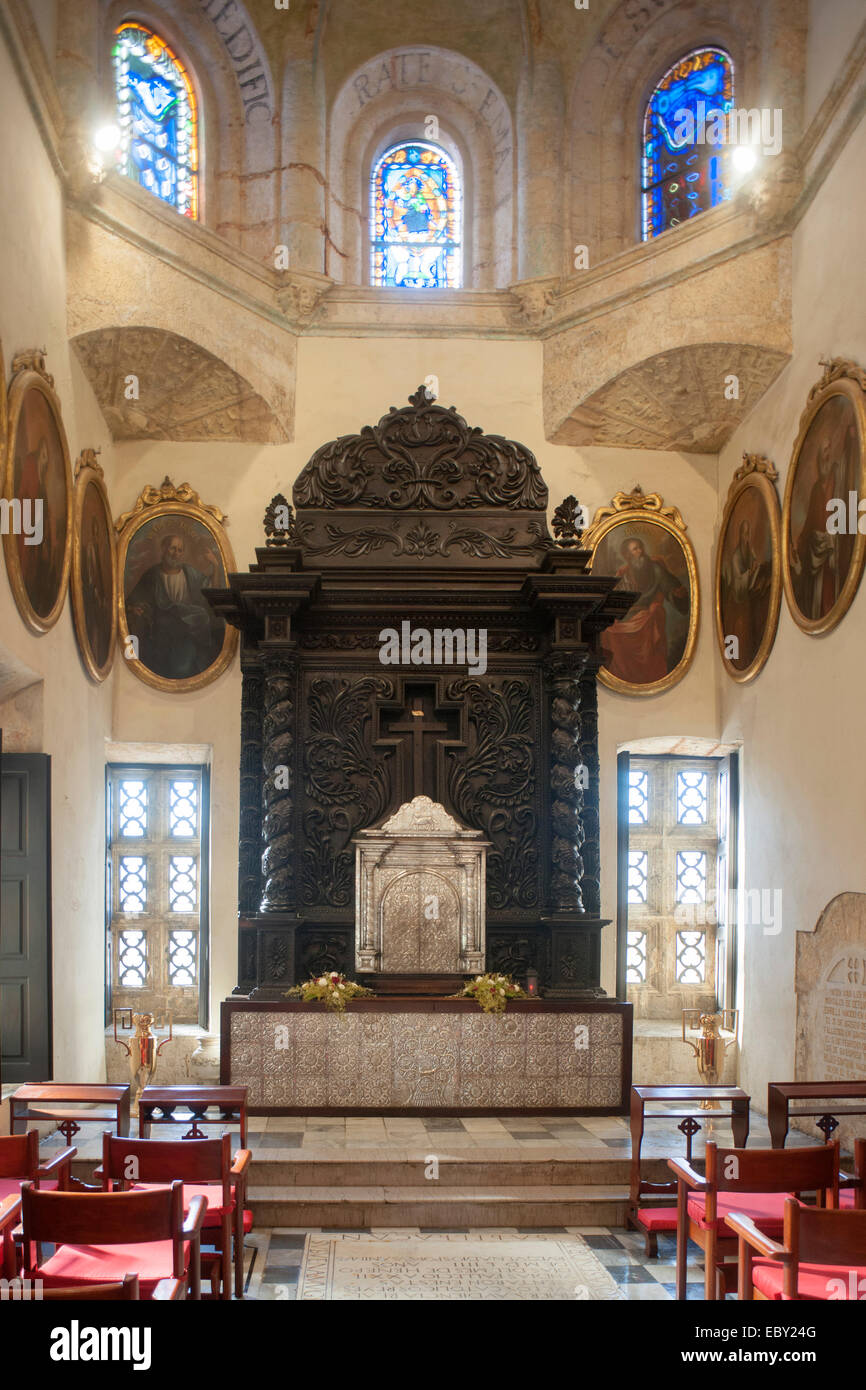 Dominikanische Republik, Santo Domingo, Zona Colonial, Basilika Santa Maria la Menor, 4. Kapelle rechts vom Haupteingang (Kapell Stock Photo