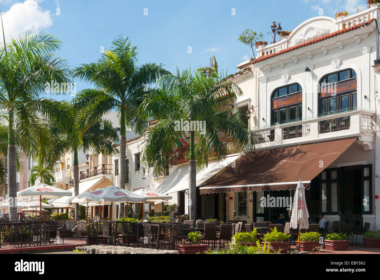 Dominikanische Republik, Santo Domingo, Zona Colonial, Plaza de la Hispanidad, Stock Photo