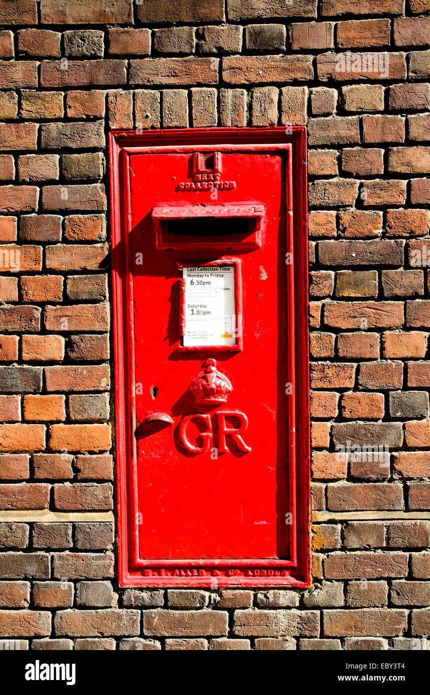 Mail box Cambridge, England Stock Photo Alamy