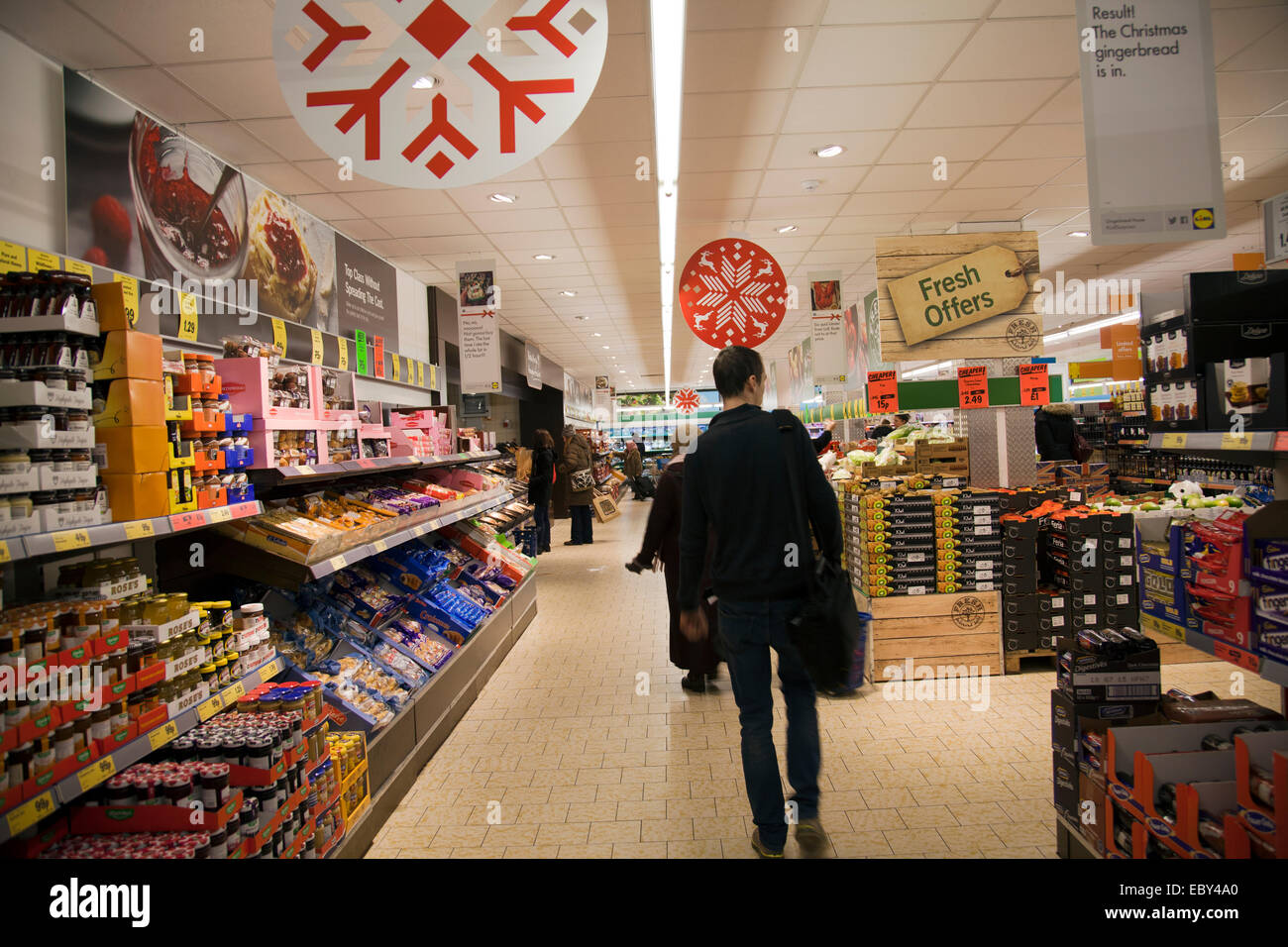 Inside lidl store supermarket interior hires stock photography and