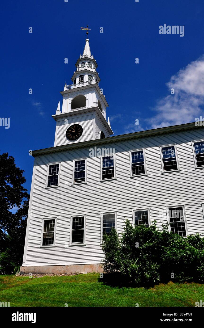 FITZWILLIAM, NEW HAMPSHIRE The 1775 Original Meeting House with its elegant, tiered steeple