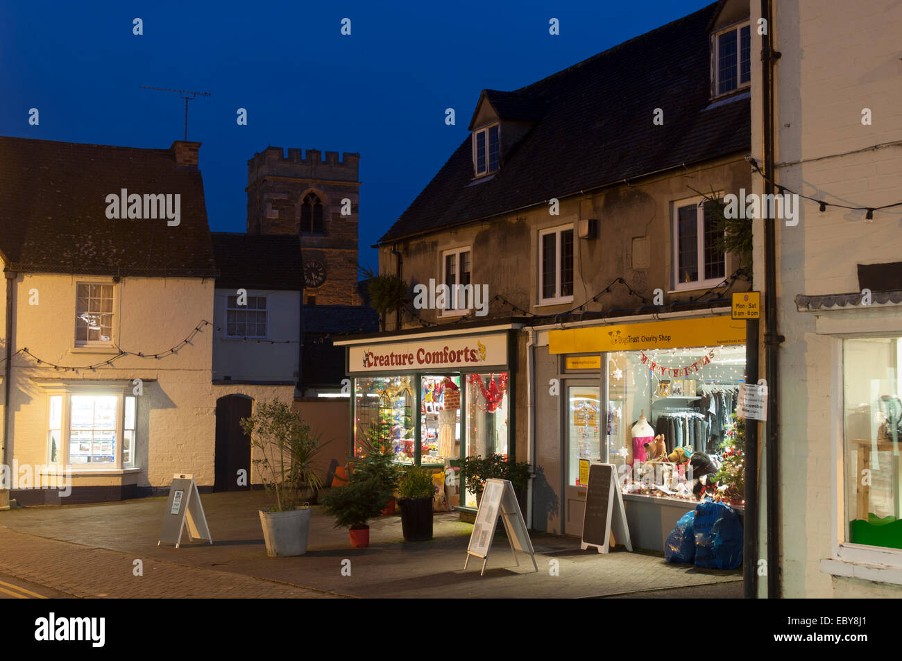 Market Place, ShipstononStour, Warwickshire, England, UK Stock Photo Alamy