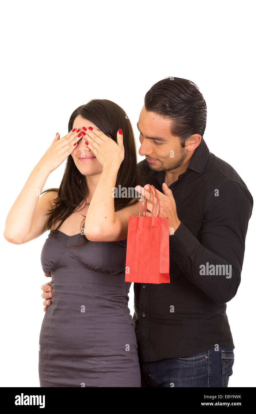 boyfriend surprises girlfriend