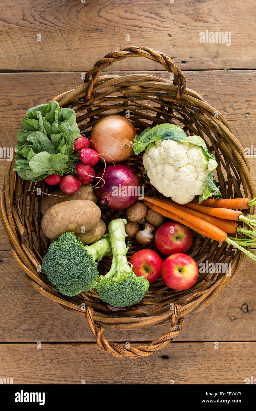 fresh organic produce Stock Photo