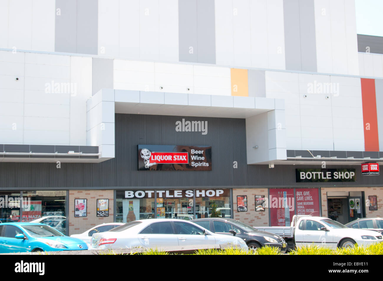 bottle shop liquor store in merrylands western sydney,australia Stock