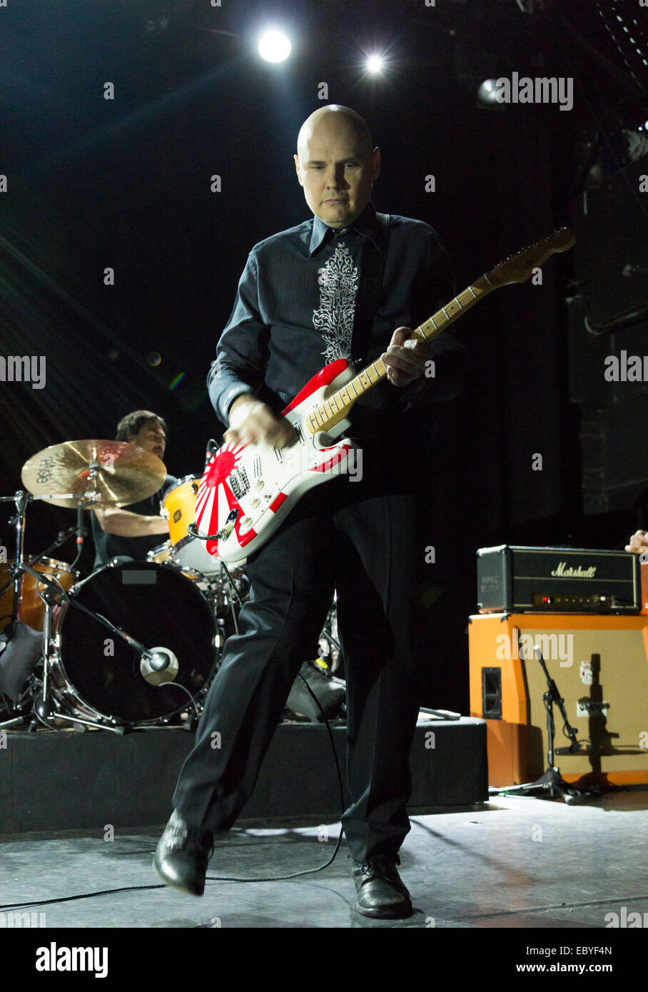 London, UK, 5th Dec, 2014. Billy Corgan lead singer of The Smashing