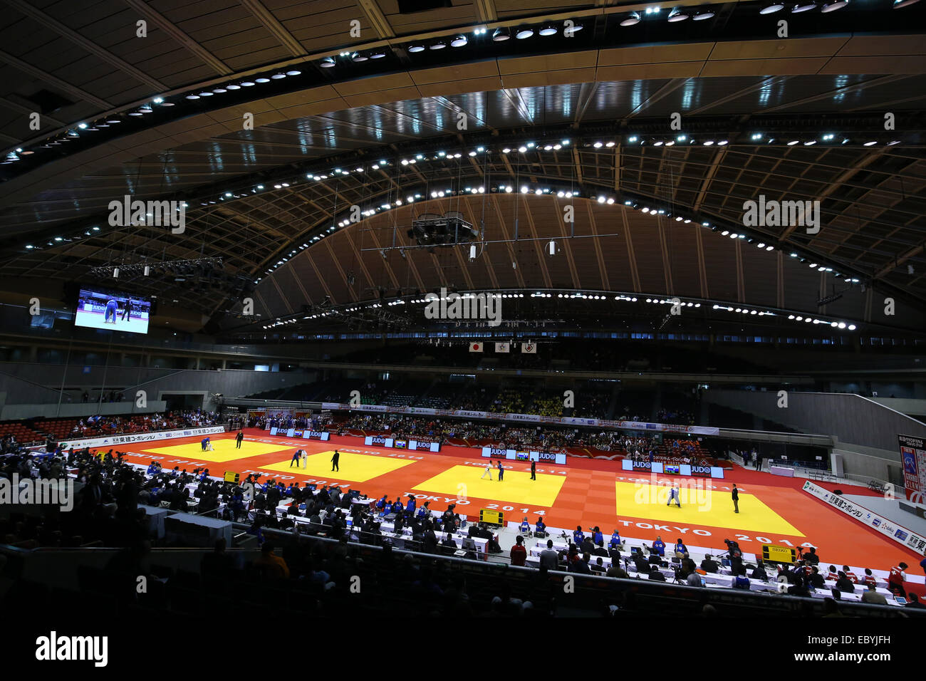 Tokyo Metropolitan Gymnasium, Tokyo, Japan. 5th Dec, 2014. General View, DECEMBER 5, 2014 - Judo : IJF Grand Slam Tokyo 2014 International Judo Tournament at Tokyo Metropolitan Gymnasium, Tokyo, Japan. Credit:  Shingo Ito/AFLO SPORT/Alamy Live News Stock Photo