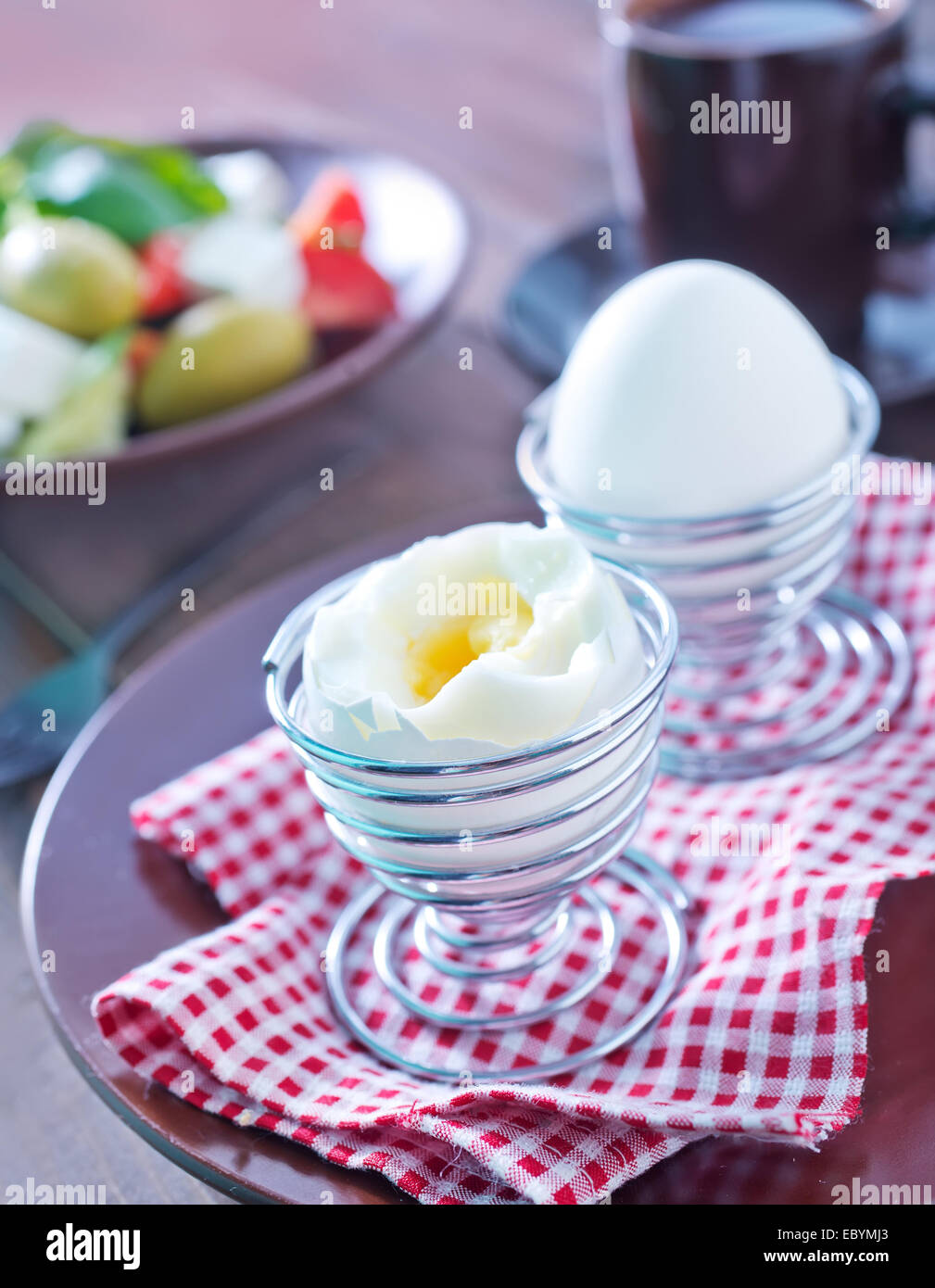 Hard boiled egg yolk grey hires stock photography and images Alamy
