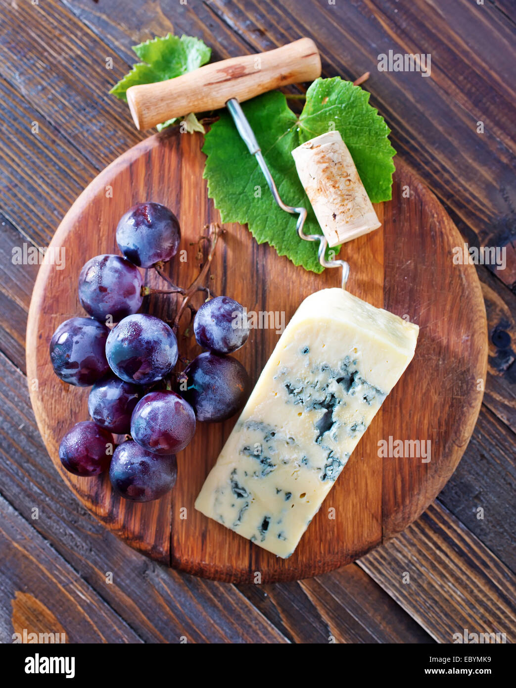 cheese and grape Stock Photo Alamy