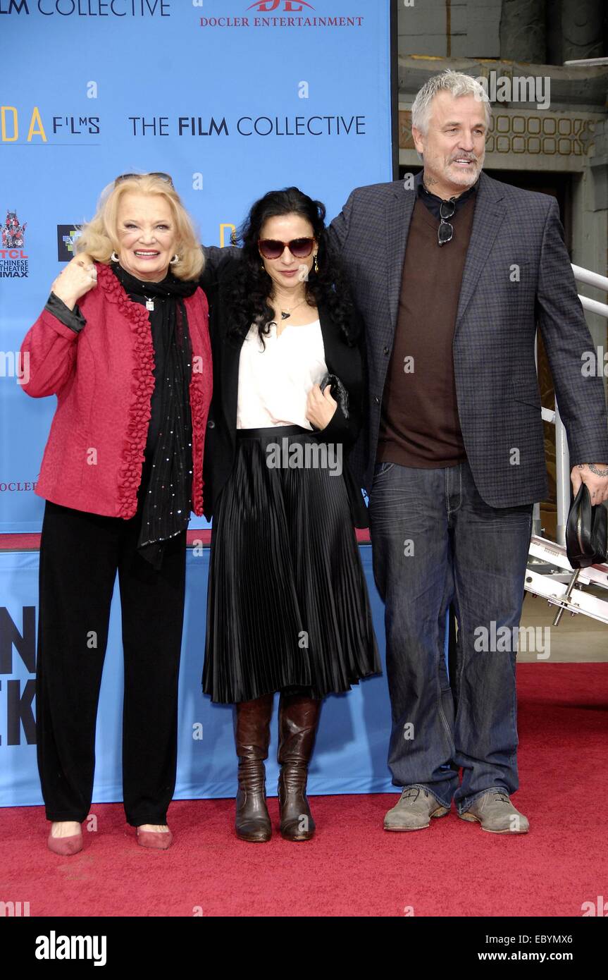 Los Angeles, CA, USA. 5th Dec, 2014. Gena Rowlands, Xan Cassavetes ...
