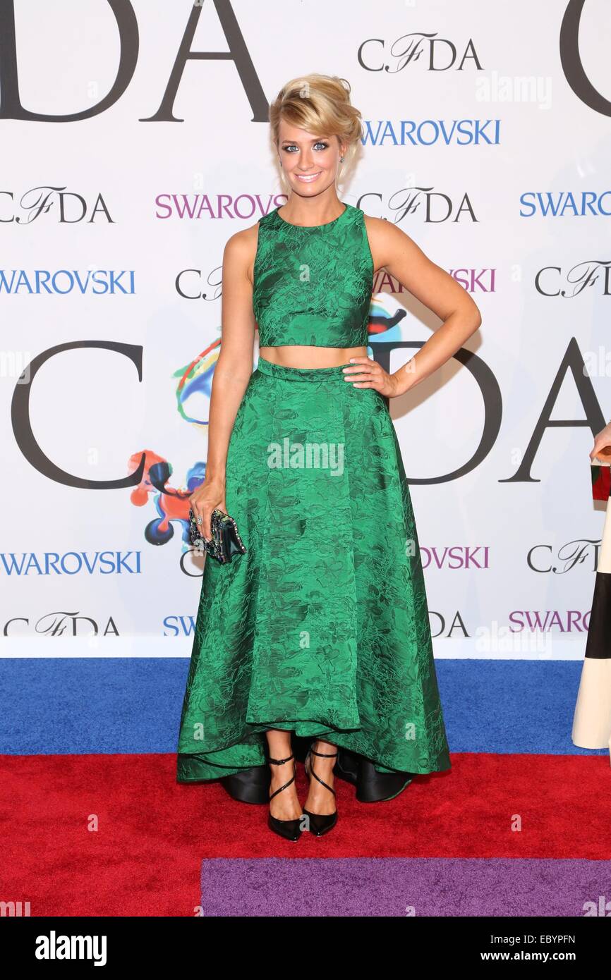 2014 CFDA Fashion Awards - Red Carpet Arrivals Featuring: Beth Behrs