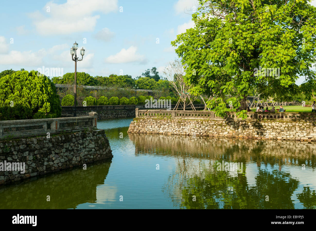 Moat At Imperial Citadel Hue Vietnam Stock Photo Alamy