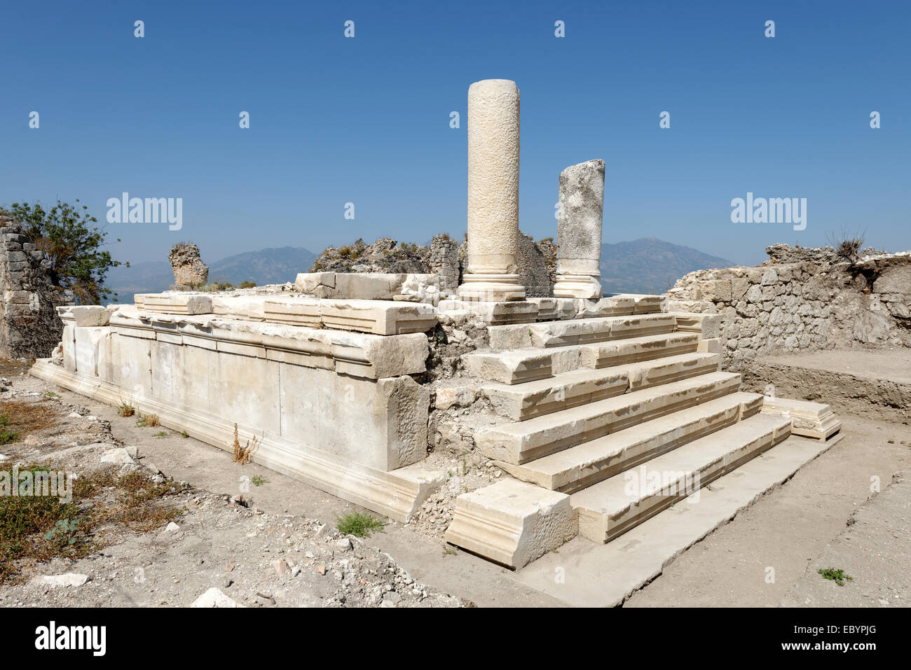 Temple of Kronos (chronos) which dates from the 2nd century BC. Ancient