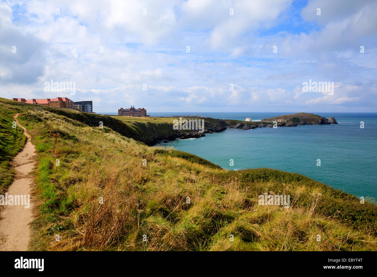 The Headland Newquay Cornwall England UK Stock Photo Alamy
