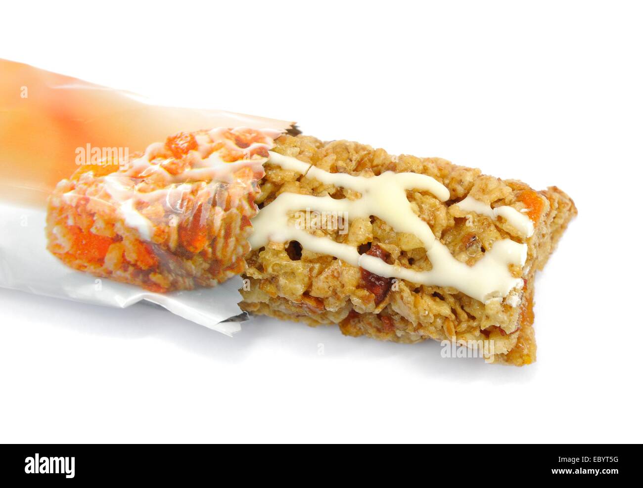 Special k peach and apricot cereal bar Stock Photo