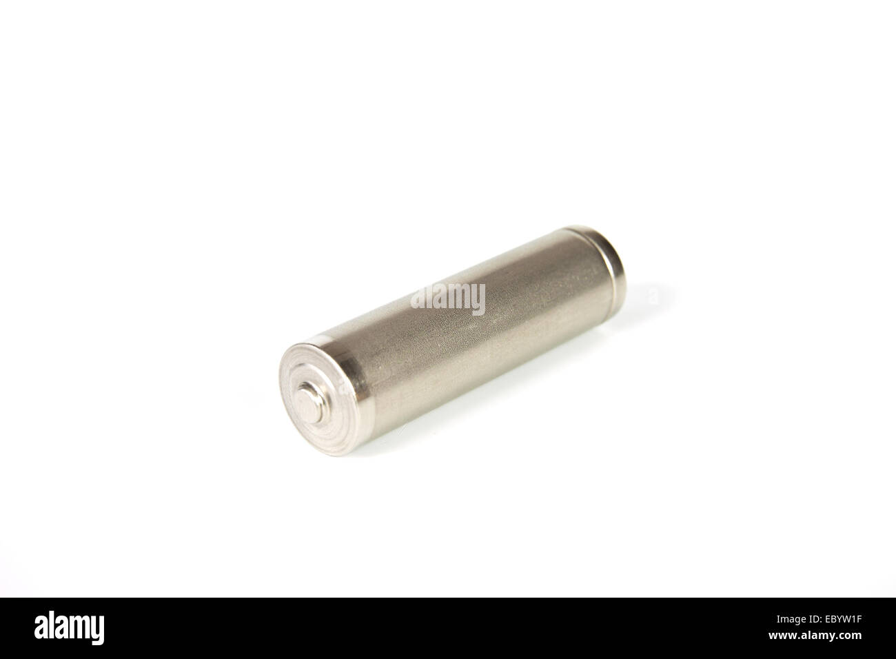 AAA size battery widely used in the life of a white background Stock Photo