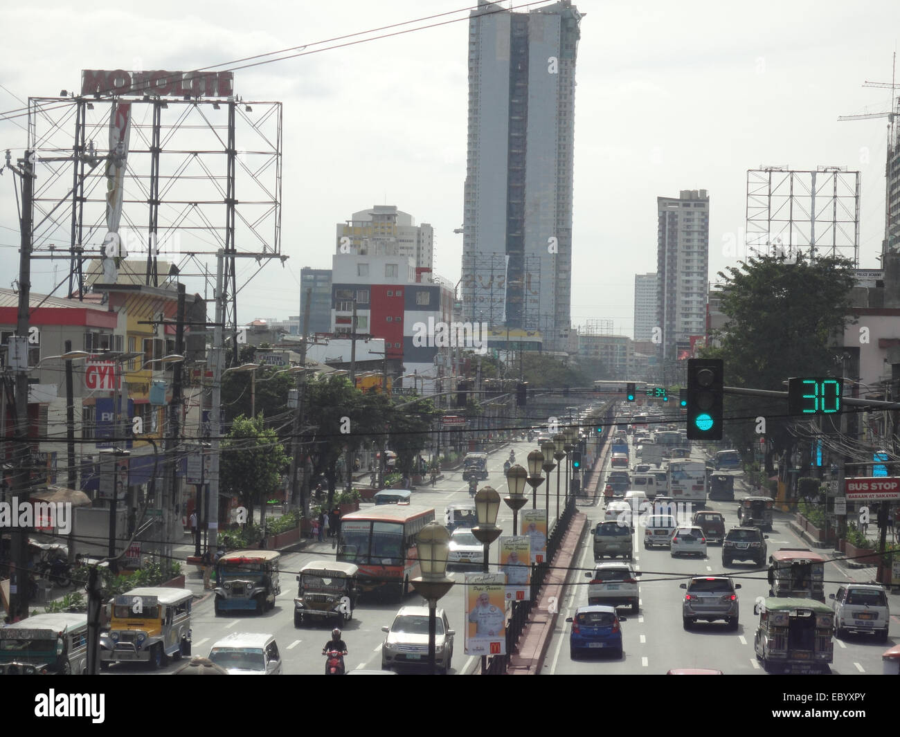 Manila, Philippines. 6th Dec, 2014. Billboards along ...