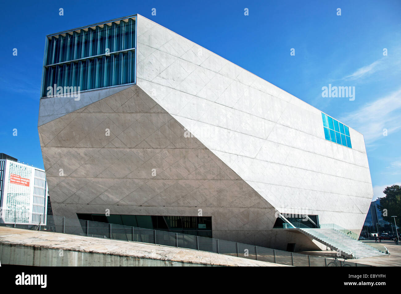 Casa Da Musica Oporto Portugal by dutch architect Rem Koolhaas Stock