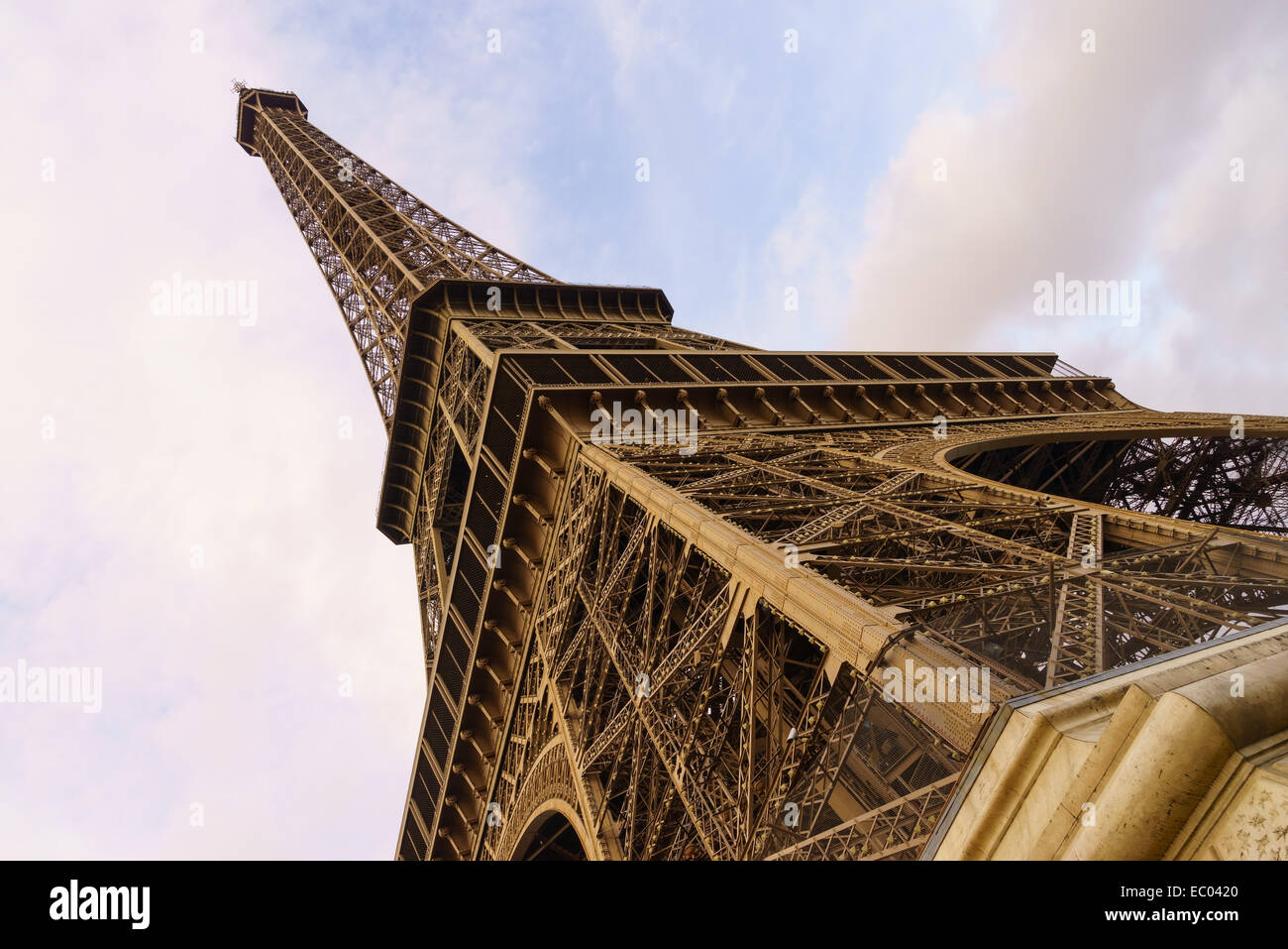 The Eiffel Tower in autumn. Paris, France. Stock Photo