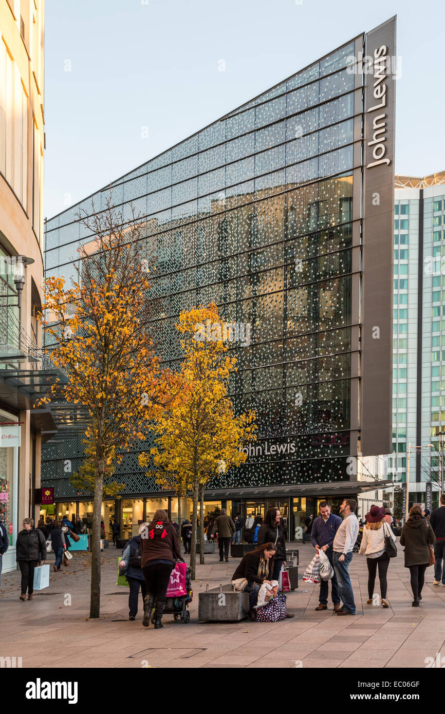 John Lewis shopping centre, Cardiff, Wales, UK Stock Photo Alamy