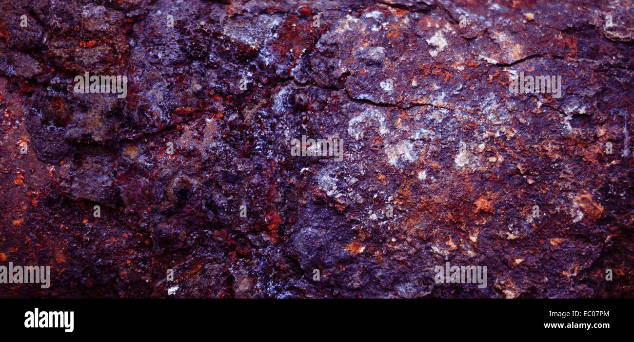 Stained rusty metal texture shot close-up Stock Photo - Alamy