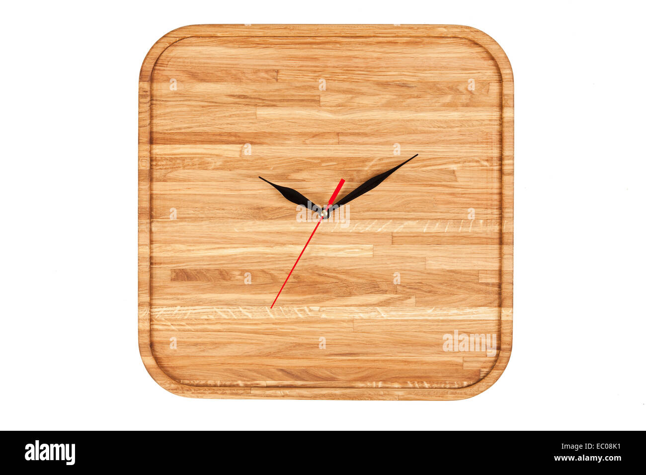 wall clock isolated on white Stock Photo - Alamy