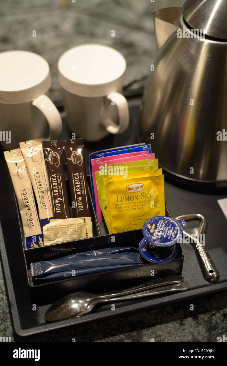 Hotel tea and coffee tray hires stock photography and images Alamy