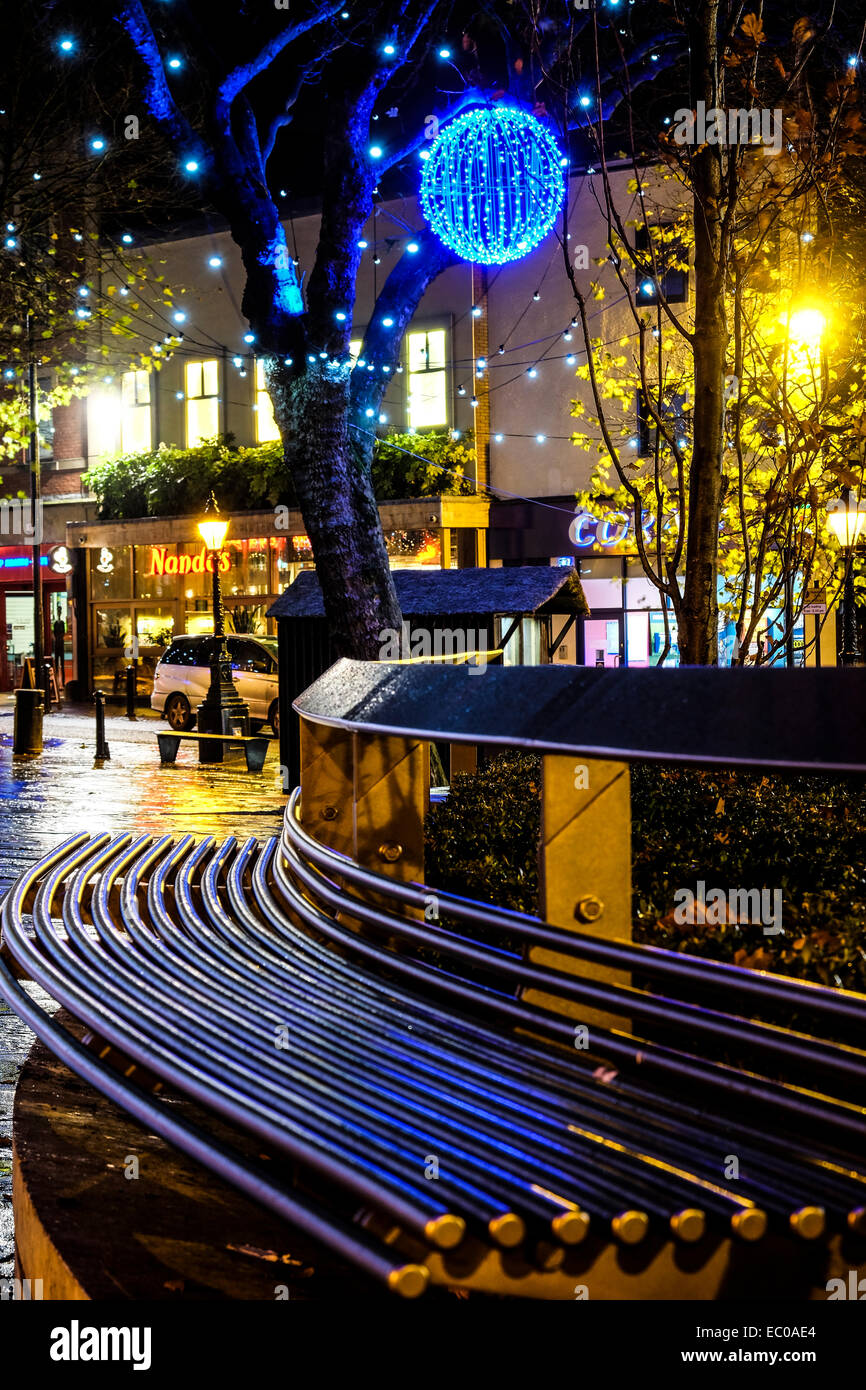 Preston, Lancashire, UK. 6th Dec, 2014. Preston's Christmas Lights are